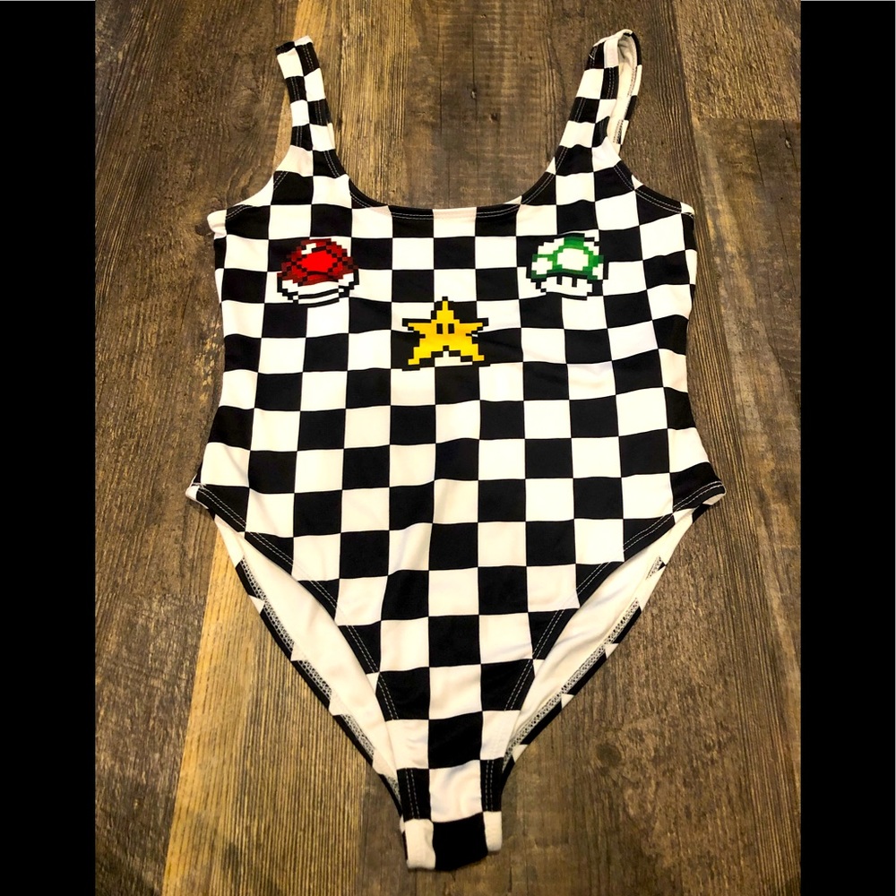Forever 21 Super Nintendo Mario Brothers Swimsuit